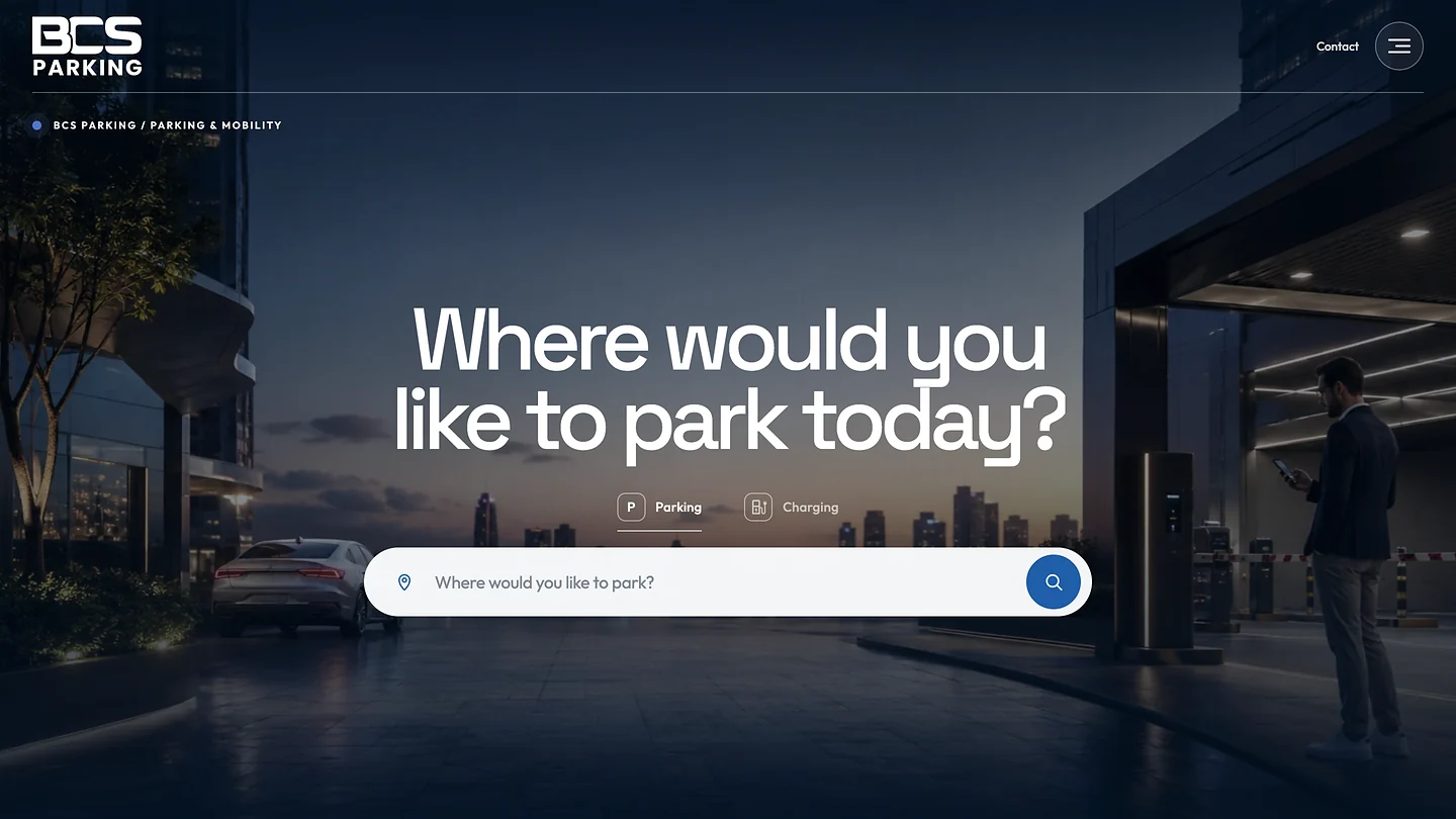 BCS Parking — platforma za pretragu parkinga i punjenja